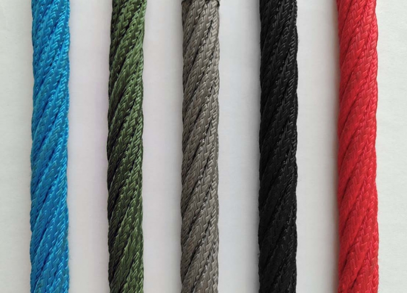Канат комбінований 16 мм (6+1) поліамідний (синій)