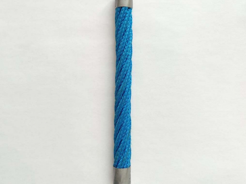Канат комбінований 16 мм (6+1) поліамідний (синій) Канат комбінований 16 мм (6+1) поліамідний (синій)